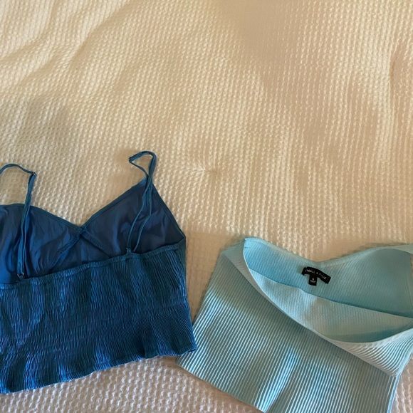 Pacsun blue tank bundle ( one Kendal and Kylie) - Picture 2 of 2